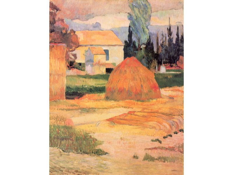 Gauguin Paul - Farmhouses in Arles by Gauguin