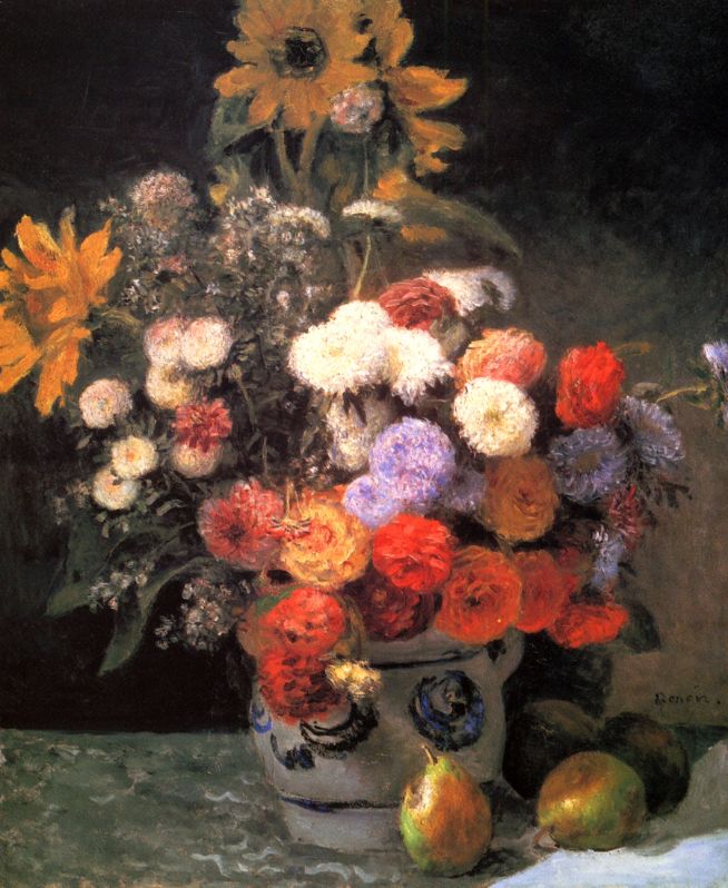 Renoir - Flowers in a vase