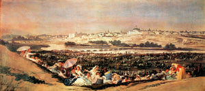 Goya, Francisco - Folk Festival at the San Isidro-Day by Goya