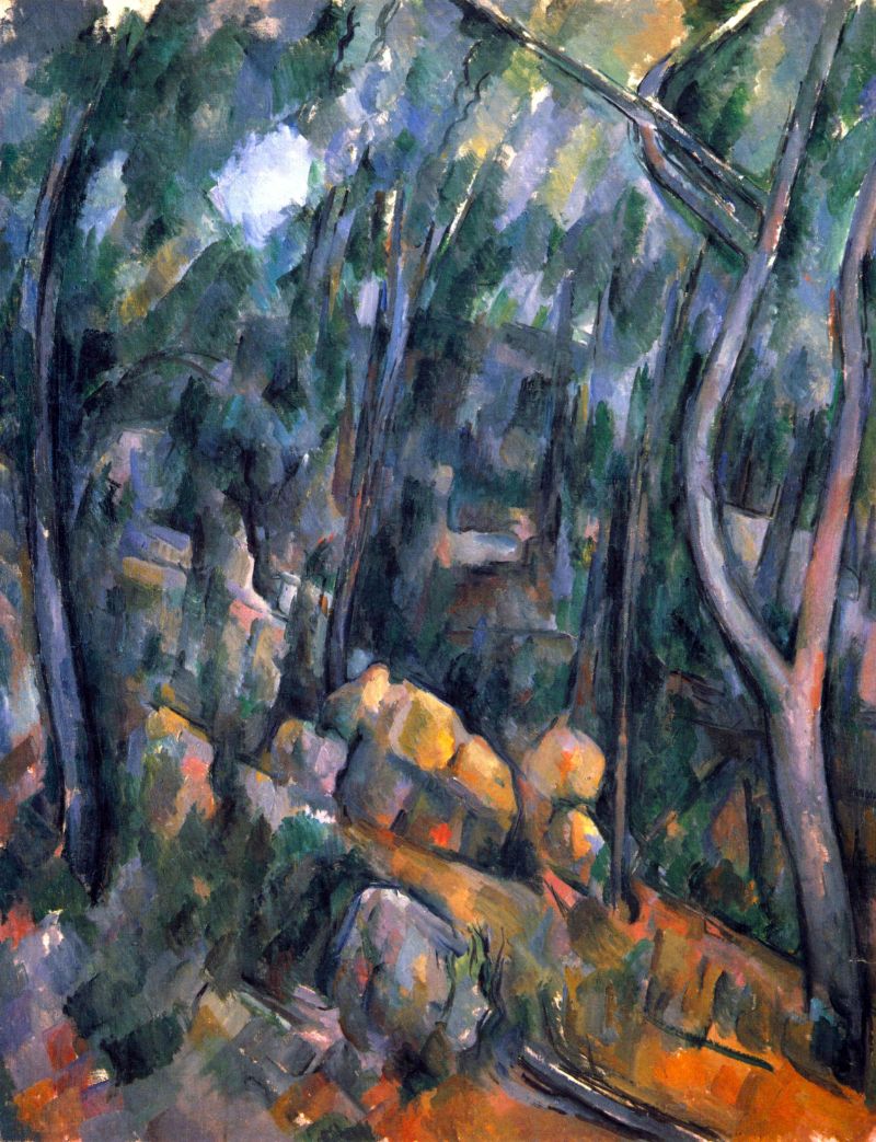 Cezanne - Forest caves