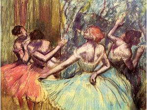 Degas - Four Dancers Behind the Scenes #2 by Degas