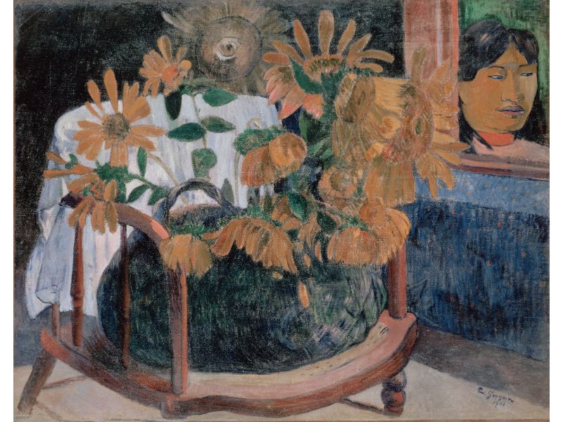 Gauguin Paul - Sunflowers by Gauguin