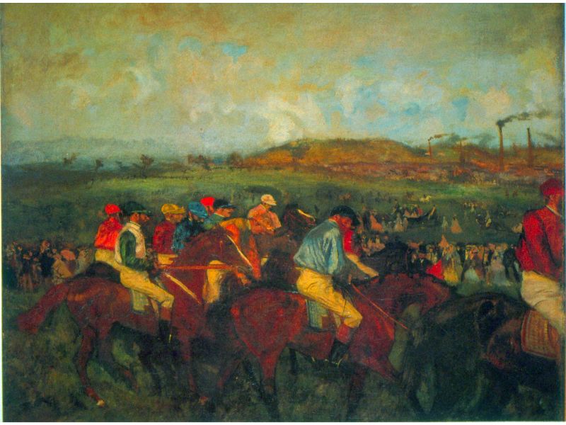Degas - Gentlemen's Race by Degas