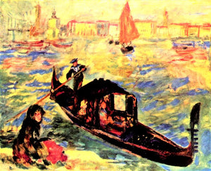 Renoir - Gondola on the Canale Grande