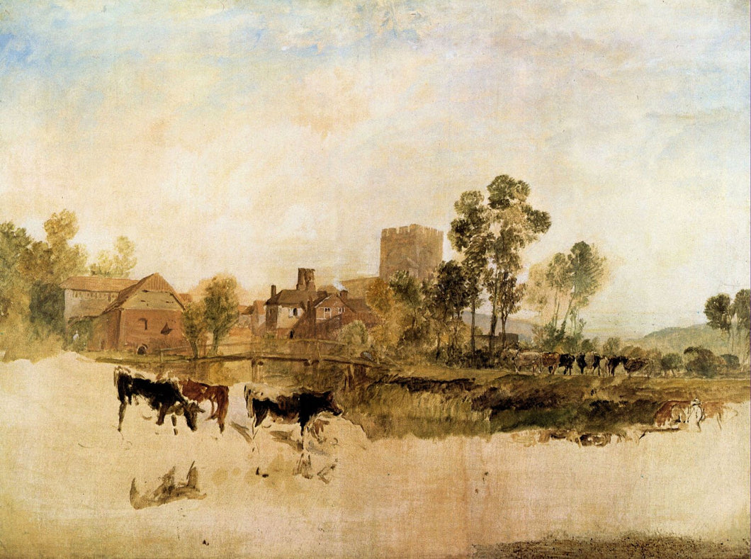 Turner, Joseph  Mallord - Goring Mill and Church by Turner