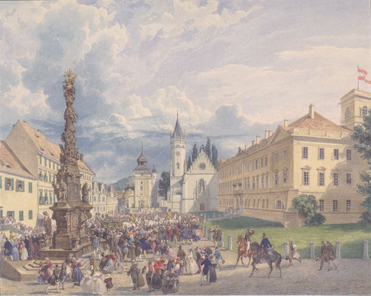 Gurk, Eduard_Kaiserbesuch in Teplitz-Schönau, 1835