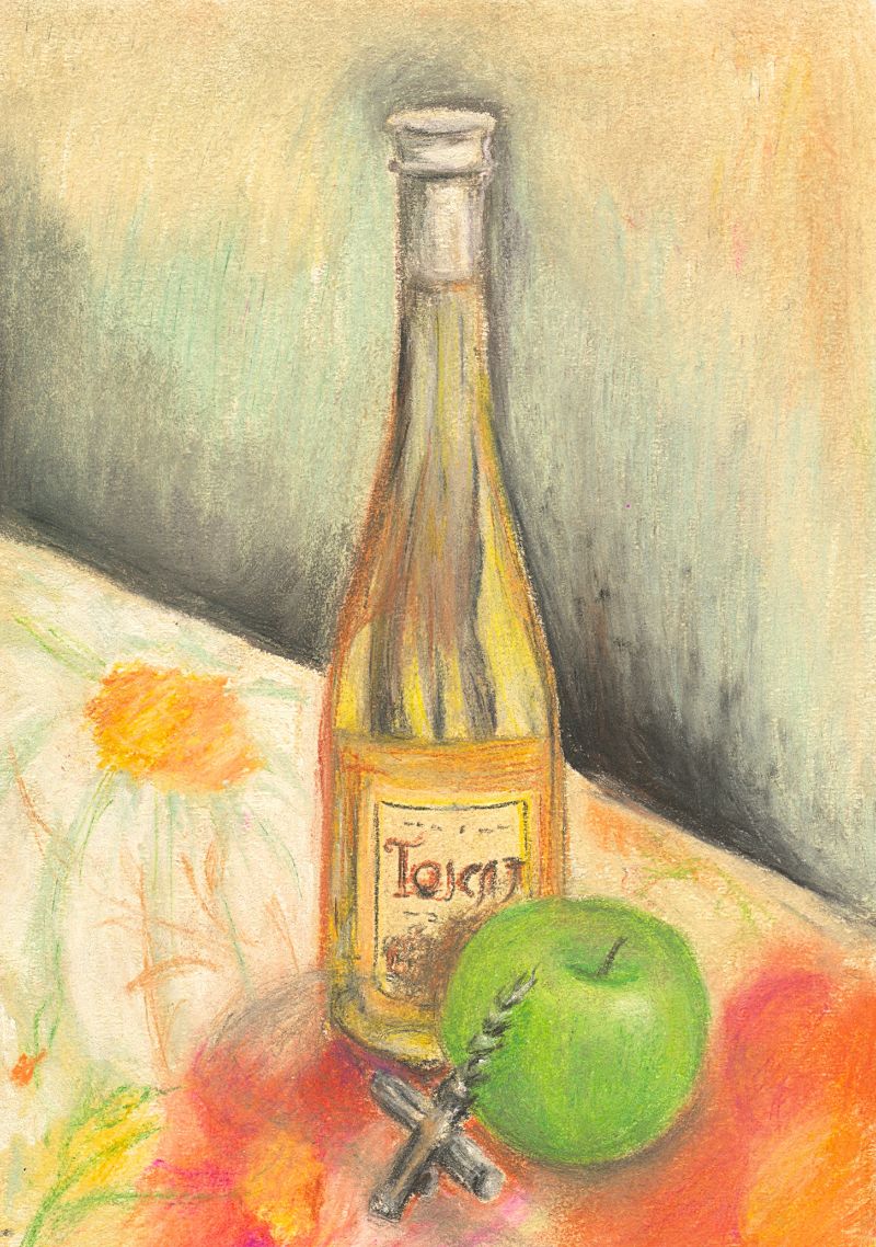 Various Artists - Hand Painted Wine Bottle
