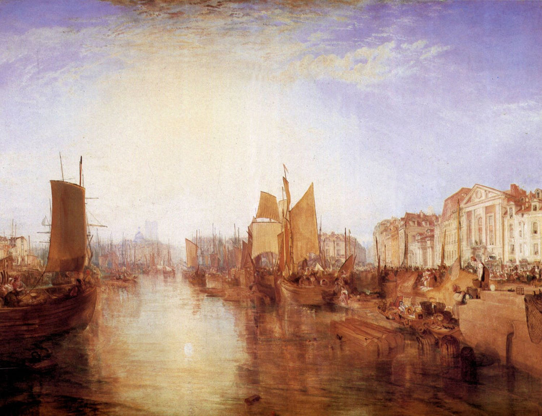 Turner, Joseph  Mallord - Harbor of Dieppe by Turner