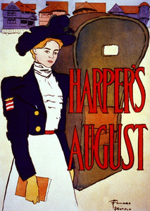 Vintage Art - Harpers August