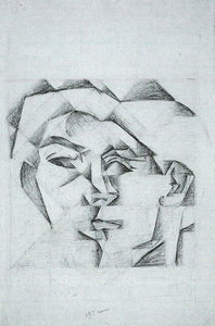 Juan Gris - Head of a man (head of a woman)