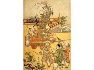 Hokusai - Chinese Children by Hokusai