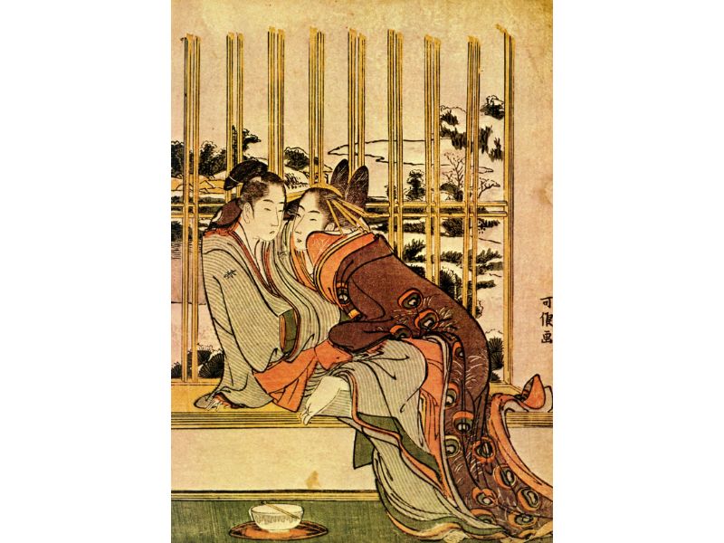 Hokusai - Couples by Hokusai