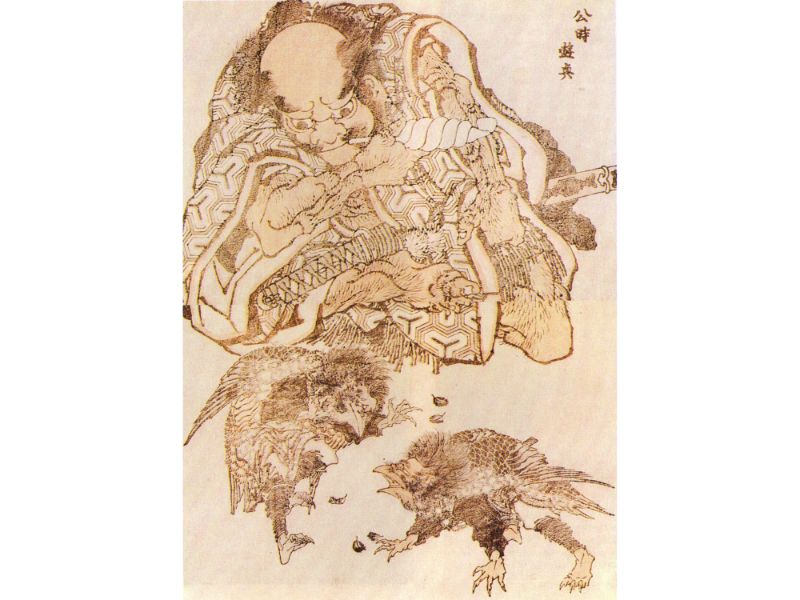 Hokusai - Exodus by Hokusai
