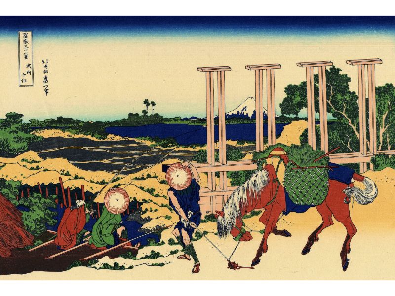 Hokusai - Senju by Hokusai