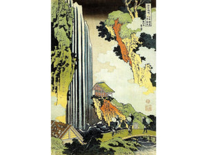 Hokusai - Waterfall by Hokusai