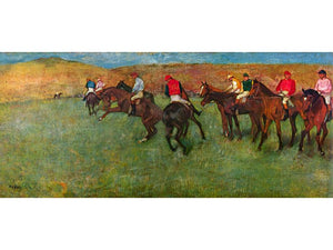 Degas - Horse Race Before the Start by Degas