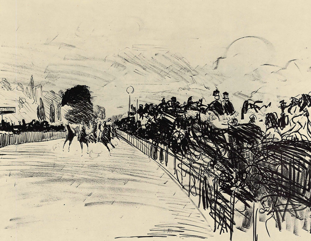 Édouard Manet - Horse racing by Manet