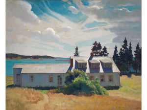 N.C. Wyeth - House on the Shores by N.C. Wyeth
