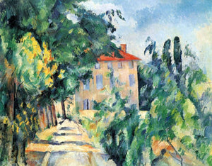 Cezanne - House with Red Roof