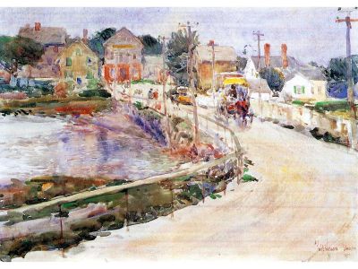 Hassam Childe - In Gloucester by Hassam Childe