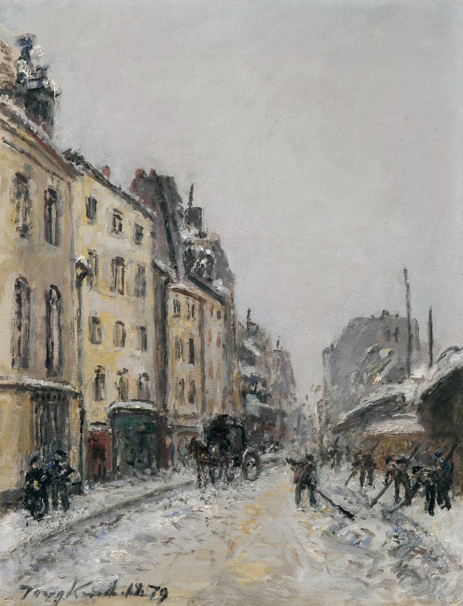 Jongkind, Johan Barthold_City street, 1879