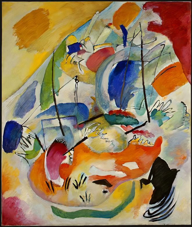 Kandinsky Wassily - Improvisation 31 Sea Battle by Kandinsky