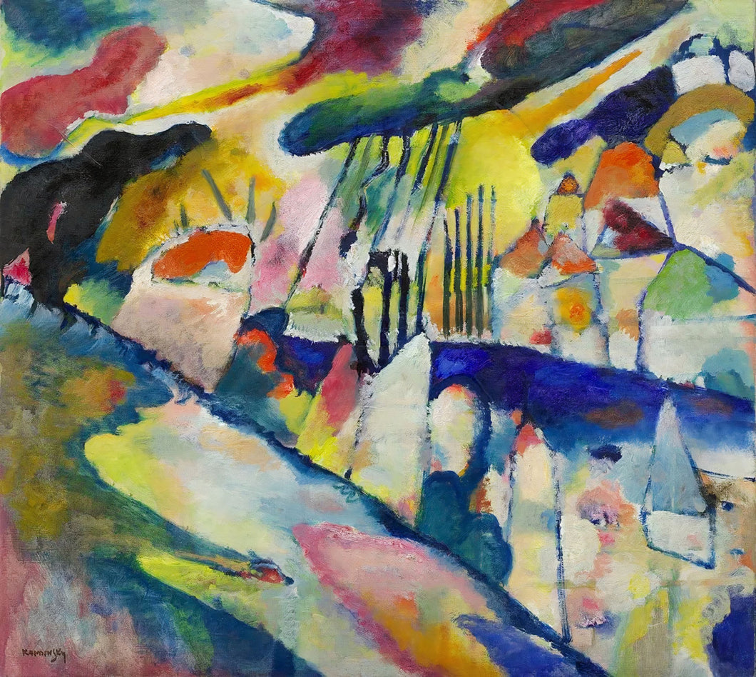Kandinsky Wassily - Landscape with Rain by Kandinsky