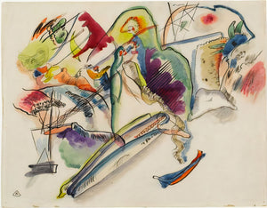 Kandinsky Wassily - Watercolor No. 13 by Kandinsky