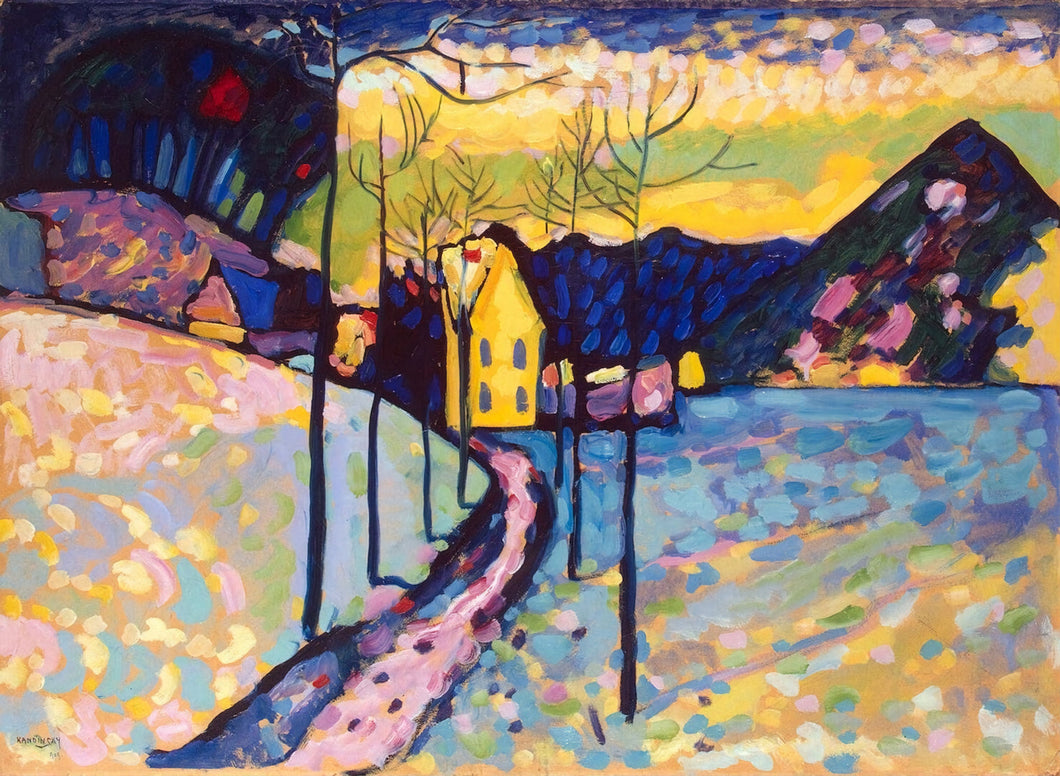 Kandinsky Wassily - Winter Landscape by Kandinsky