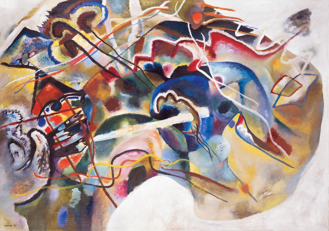 Kandinsky Wassily - Painting with White Border by Kandinsky