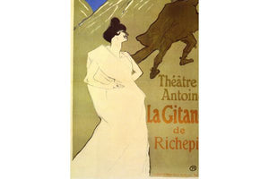 Toulouse Lautrec - La Gitane de Rechepin by Toulouse-Lautrec
