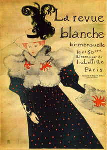 Vintage Art - La reveu blanche by Toulouse-Lautrec