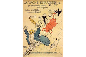 Toulouse Lautrec - La Vache Enragee by Toulouse-Lautrec
