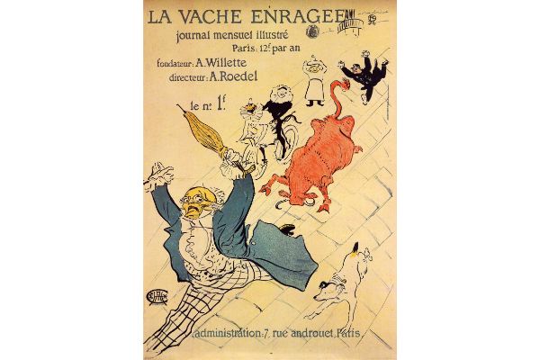 Toulouse Lautrec - La Vache Enragee by Toulouse-Lautrec
