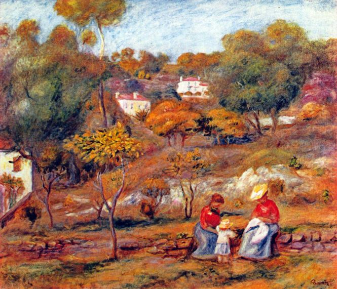 Renoir - Landscape at Cagnes