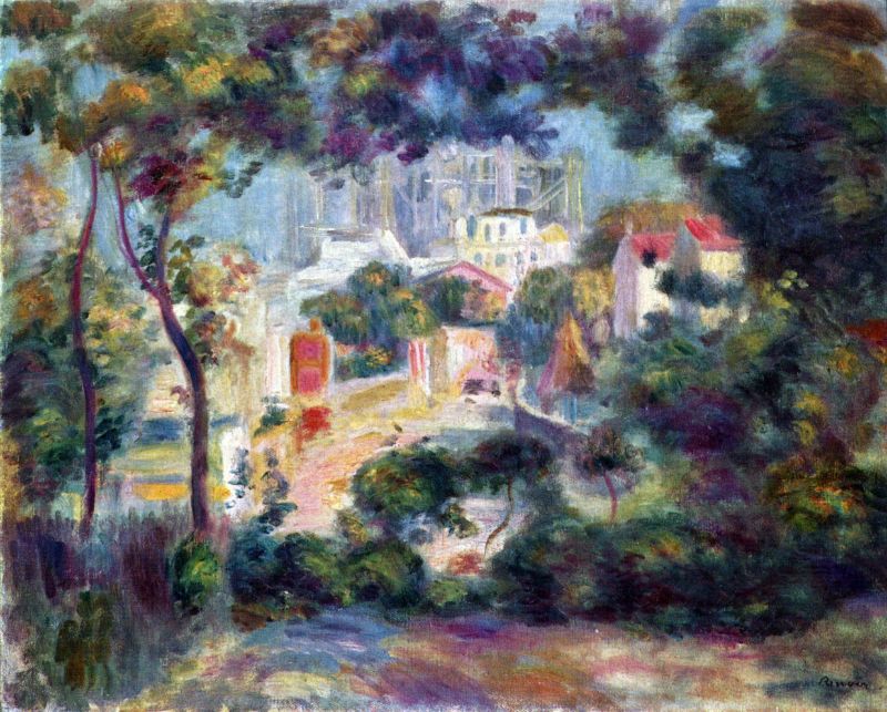 Renoir - Landscape with a view of the Sacred Heart