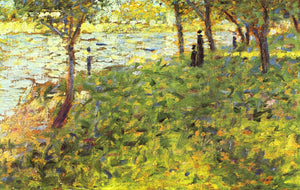 Seurat - Landscape with Figures by Seurat