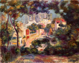 Renoir - Landscape with the view of Sacre Coeur