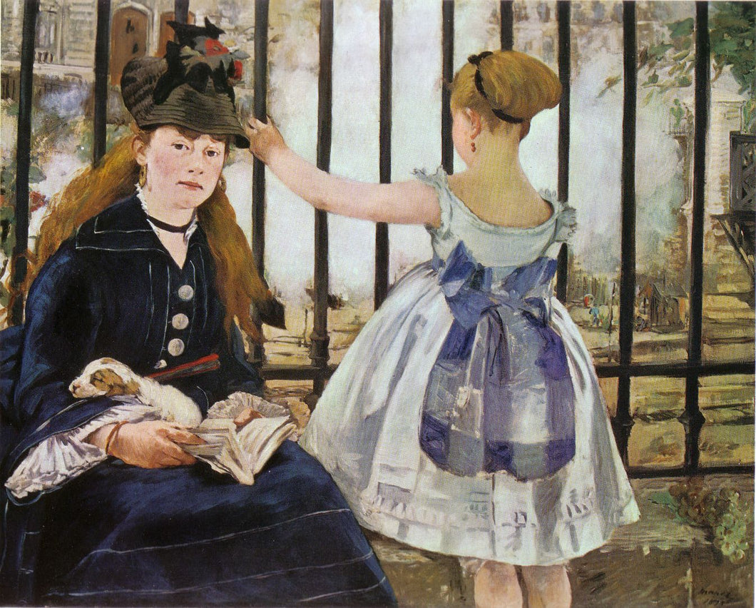 Édouard Manet - Le Chemin De Fer 1873 by Manet