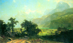 Albert Bierstadt - Lucerne Switzerland by Bierstadt