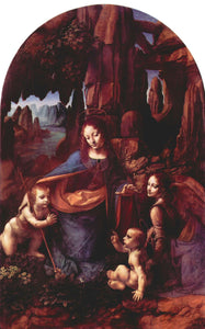 Da Vinci, Leonardo - Madonna in the Rock Cave by Da Vinci