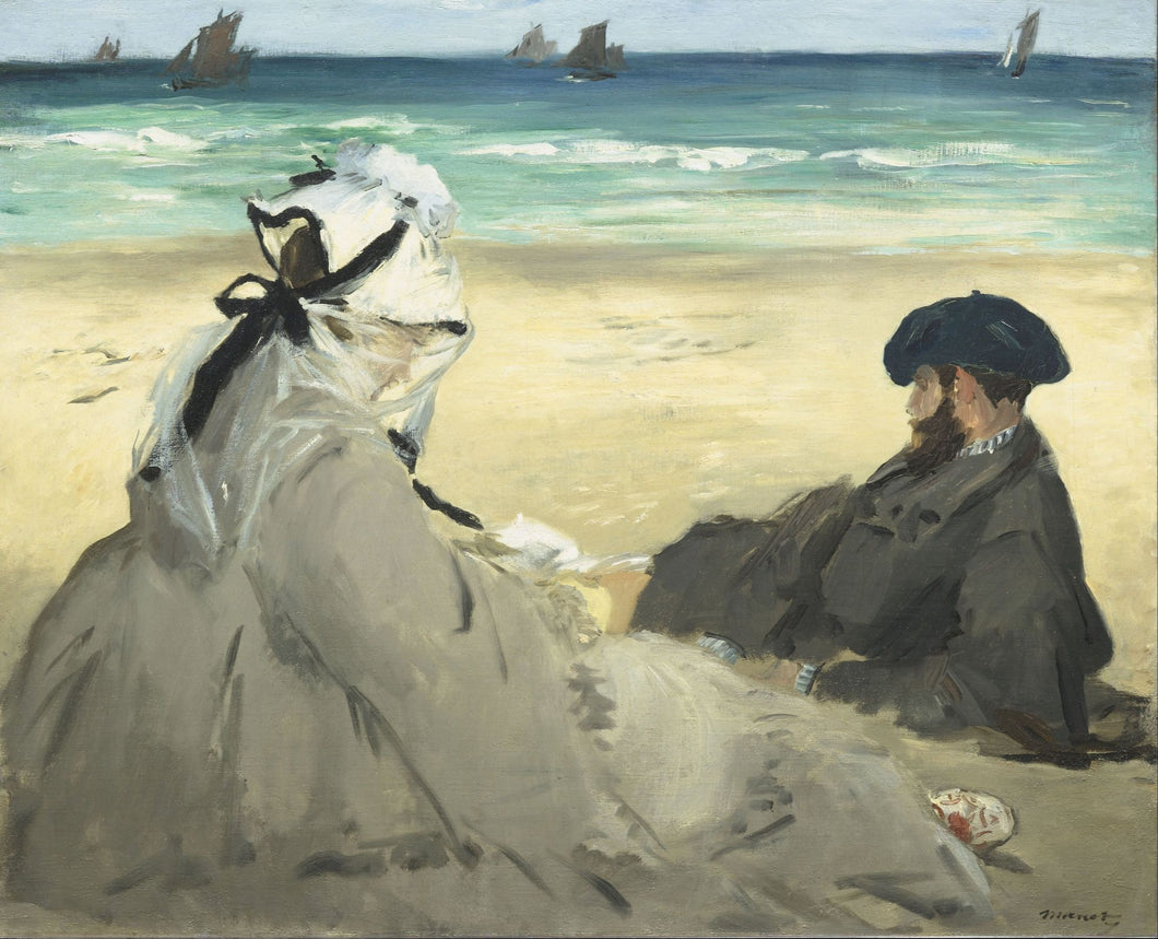 Édouard Manet - On The Beach by Manet