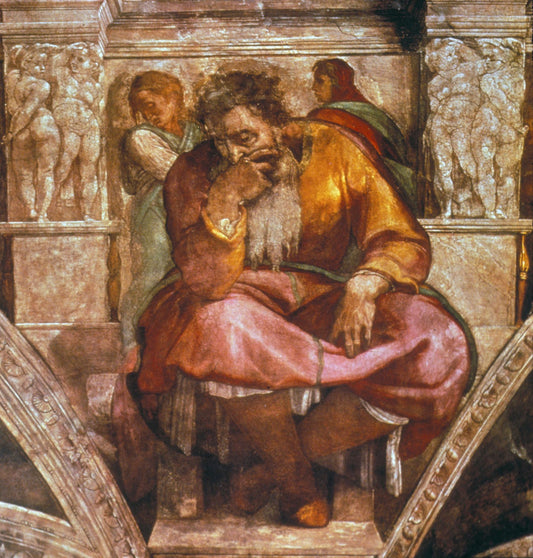 Michelanglo - The Prophet Jeremiah by Michelangelo