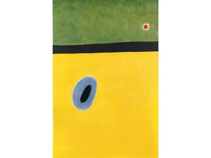 Joan Miro - Miro, Joan_Larks Wing Encircled With Golden Blue Rejoins The Heart Of The Poppy Sleeping On
