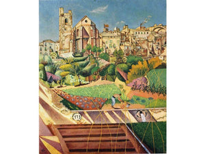 Joan Miro - Miro, Joan_Montroig Village And Church
