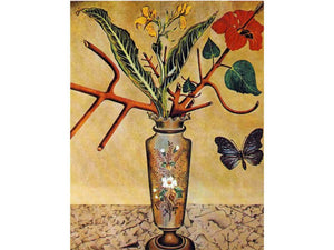 Joan Miro - Miro, Joan_Vase And Butterfly