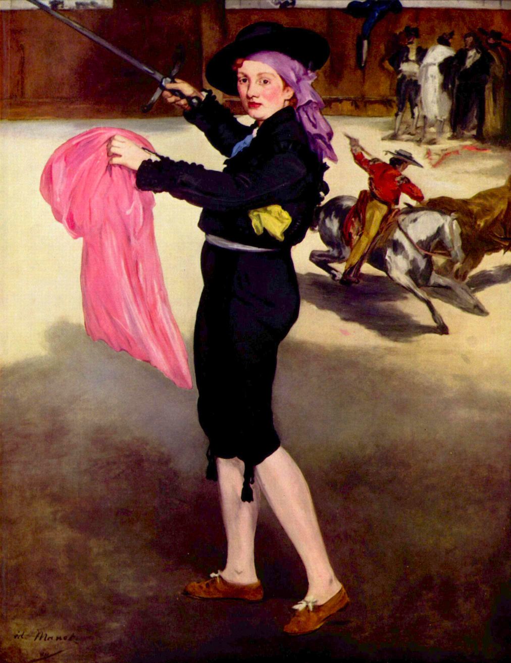 Édouard Manet - Mlle. Victorine in the Costume of a Matador by Manet