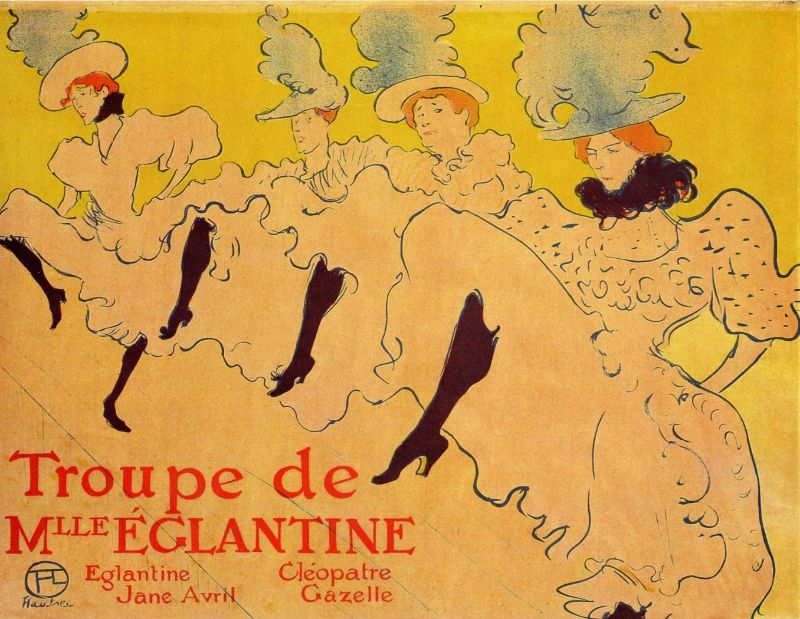 Vintage Art - Mlles Eglantines 2 by Toulouse-Lautrec