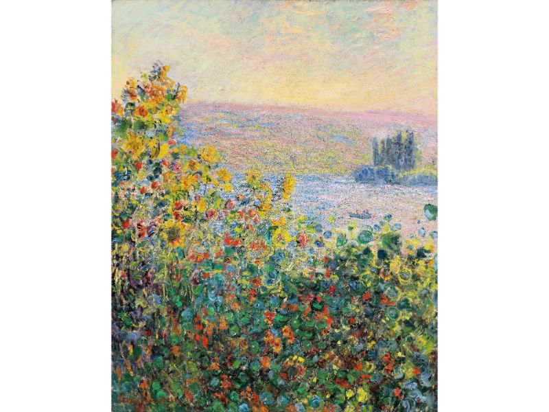 Claude Monet - Monet - Flower Beds at Vetheuil