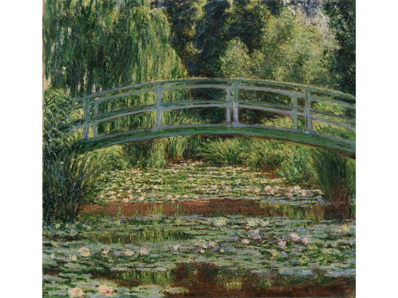 Claude Monet - Monet - Japanese Footbridge, Giverny